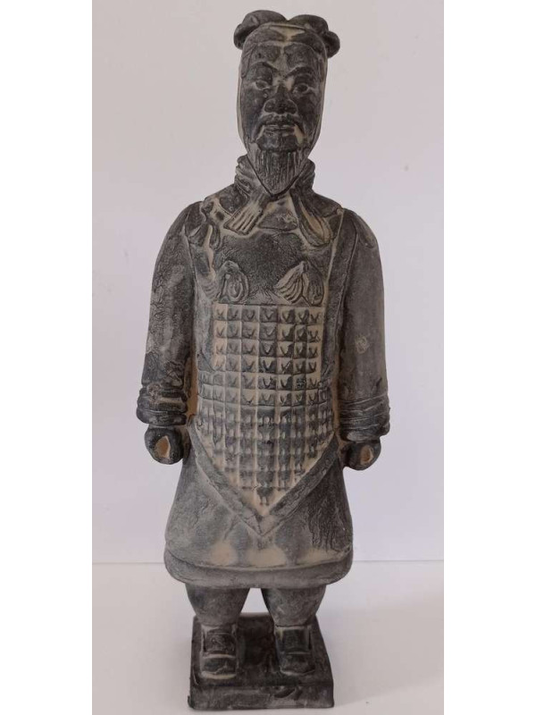22 cm Terrakotta-Offizier der Armee von Xian.