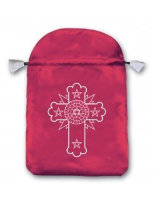 Rosa Kreuz Tarot-Tasche 22,5cm x 16cm