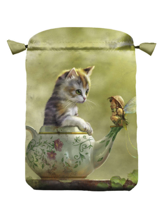 Fantasiekatzen Tarot Aufbewahrungstasche 16cm X 22,5cm