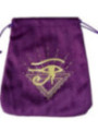 Lila Tarot-Beutel mit Auge des Horus 16,5cm X 15cm