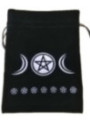 Schwarze Tarot-Tasche 18cm X 13cm