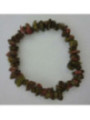 Stein Gold Mineralien-Chip-Armband