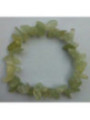 Gelbes Calcit Mineralien-Chip-Armband
