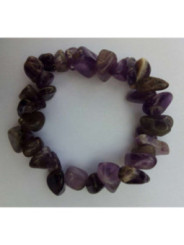 Gelben Calcit-Kieselsteinen Armband  1cm bis 2 cm