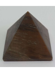 Pyramide weißer Quarz Mineral Klein