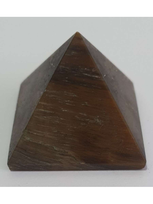 Pyramide weißer Quarz Mineral Klein