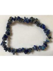 Fluorit Mineralien-Chip Armband