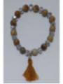 Karneol Mineralien-Armband mit Quaste