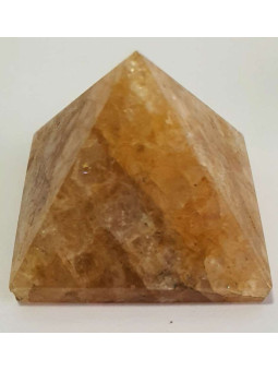 Pyramide Rosenquarz Mineral Klein