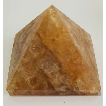 Pyramide Rosenquarz Mineral Klein
