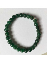 Elastisches Armband weißer Quarz