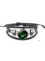 Leuchtendes verstellbares Lederarmband Widder Sternbild