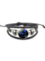 Leuchtendes verstellbares Lederarmband Fische Sternbild