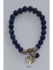 Lapizlazuli Mineralien Armband mit Baum des Lebens
