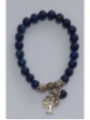Lapizlazuli Mineralien Armband mit Baum des Lebens