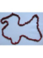 Rote Jaspis Mineralien-Chip Halskette 90cm