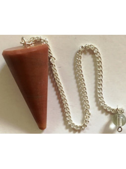 Pendel Mondstein Creme Facettiertes Mineral 3cm bis 4cm