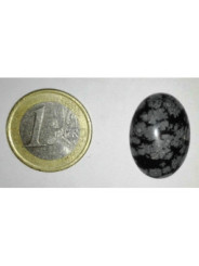 Naturstein Oval Nevada Obsidian
