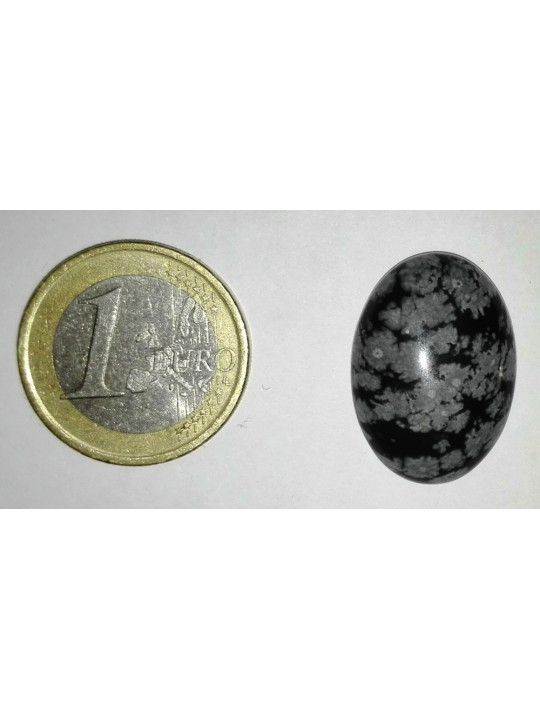 Naturstein Oval Nevada Obsidian