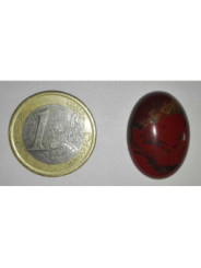 Naturstein Oval Roter Jaspis