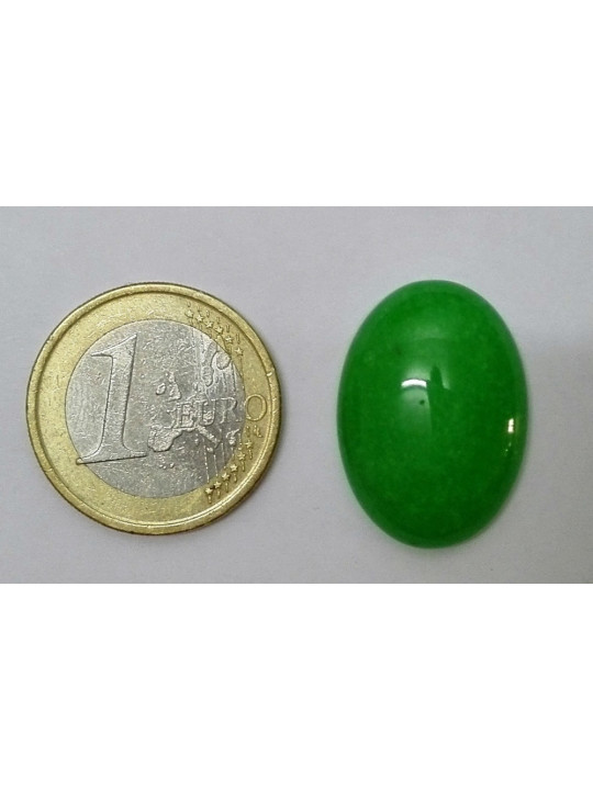 Naturstein Oval Malaysische Jade