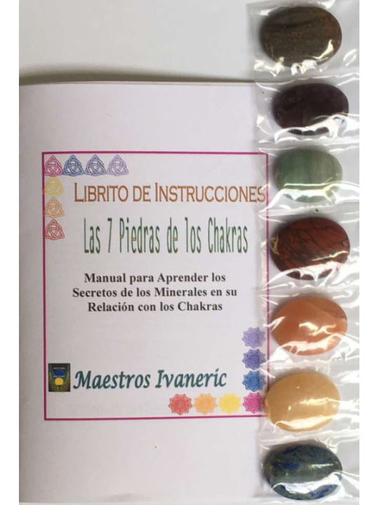 7 Chakra-Mineralien-Paket mit Anleitung