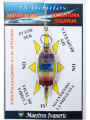 Pendel 7 Chakren Mineral mit Metallspitze