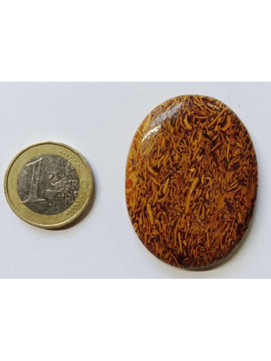 Naturstein Oval Leopard Jaspis 3,5cm bis 4,5cm