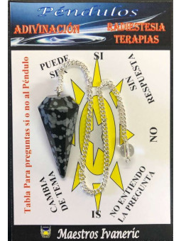 Pendel Obsidian Nevada Facettiertes Mineral 3cm bis 4cm