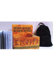 Runen Amethyst, inkl Anleitung, Etui und Tasche