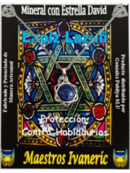 Davidstern-Anhänger mit Lapislazuli Mineral (Schutz)