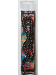 Tibetische Mala, 108 Hämatit-Perlen 60cm