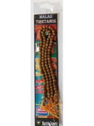 Tibetische Mala, 108 Gelber Jaspis-Perlen 60cm