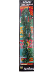 Tibetische Mala, 108 Grüner Jaspis-Perlen 60cm