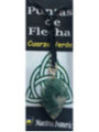 Pfeilspitze Grüner Quarz Mineral  Anhänger 3cm