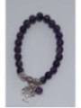 Armband Amethyst Mineral mit Lebensbaum