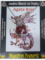 Drachen-Anhänger mit rotem Achat. Stärke und Wohlstand
