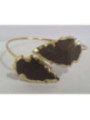 Goldenes Armband Goldene Pfeilspitze Mineral Jaspis Rot