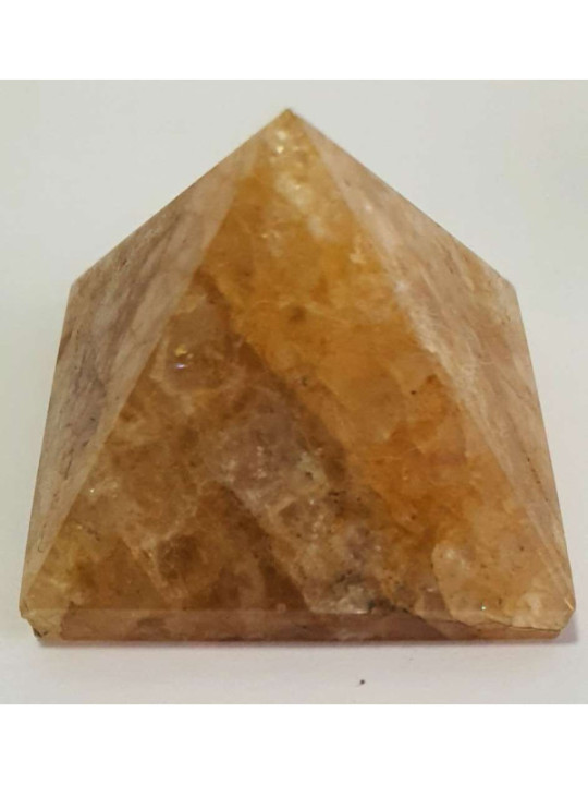 Pyramide Rosenquarz Mineral Klein