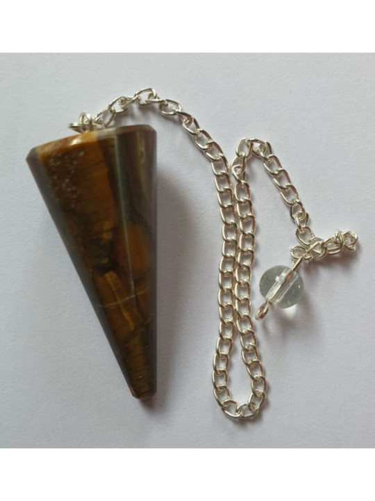 Pendel Tigerauge Facettiertes Mineral 3cm bis 4cm