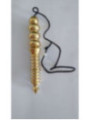 Goldenes Isis Pendel 9 cm. 10 Umdrehungen