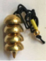 Osiris 3 cm Goldenes Metallpendel