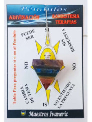 Chakra Pyramide Mineral Pendel 3 x 3 cm