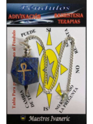 Lapislazuli Mineral Pendel mit Schlüssel Ankh