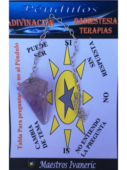 2 bis 3 cm Amethyst-Mineral-Pendel