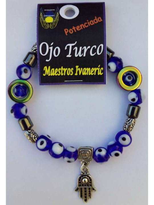 Handgefertigtes Armband Türkisches Auge Zweck