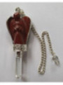 Pendel Engel Mineral Rot Jaspis Pendel mit Quarz Spitze 5,5 bis 6,5cm