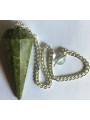 3 bis 4 cm Unakit Facettiertes Mineralienpendel