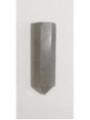 Zweifach bestimmter grauer Achat Mineralspitze 2-3cm