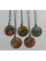 Pomba Gira emailliertes Medaillon 2,65 cm